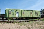 A UP Bunk car is seen on display at the Colorado Railroad Museum